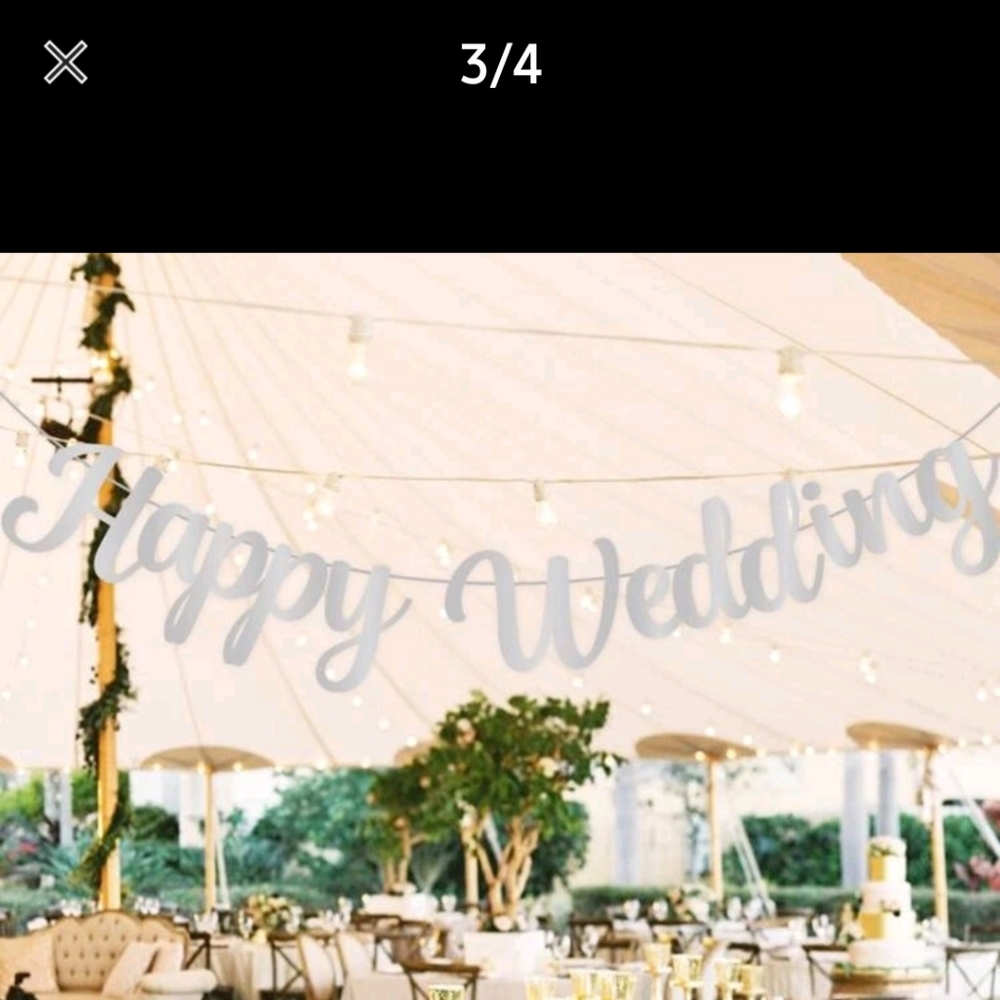 2 sets Wedding Party Pull Flag
